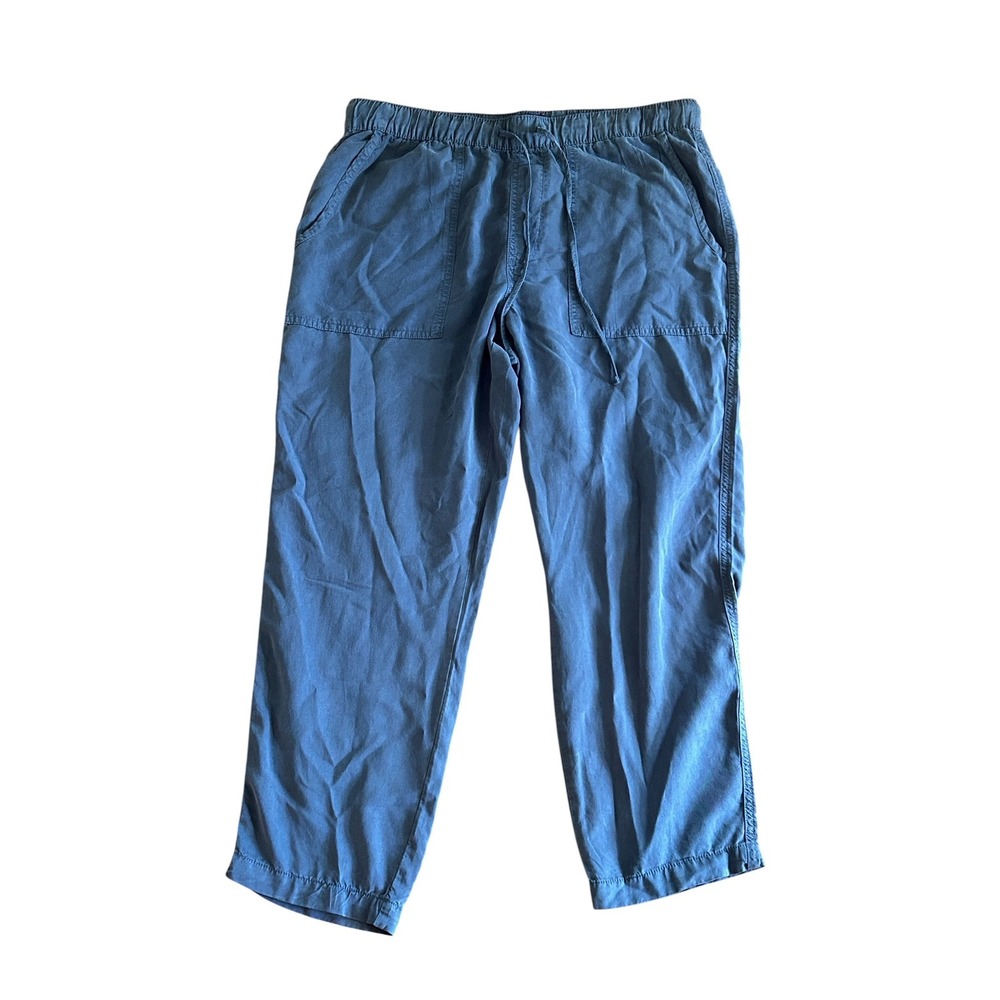 Sanctuary Anthropologie Gray/Blue Lyocell Jogger Pants Pockets Plus‎ Sz XXL (2X)